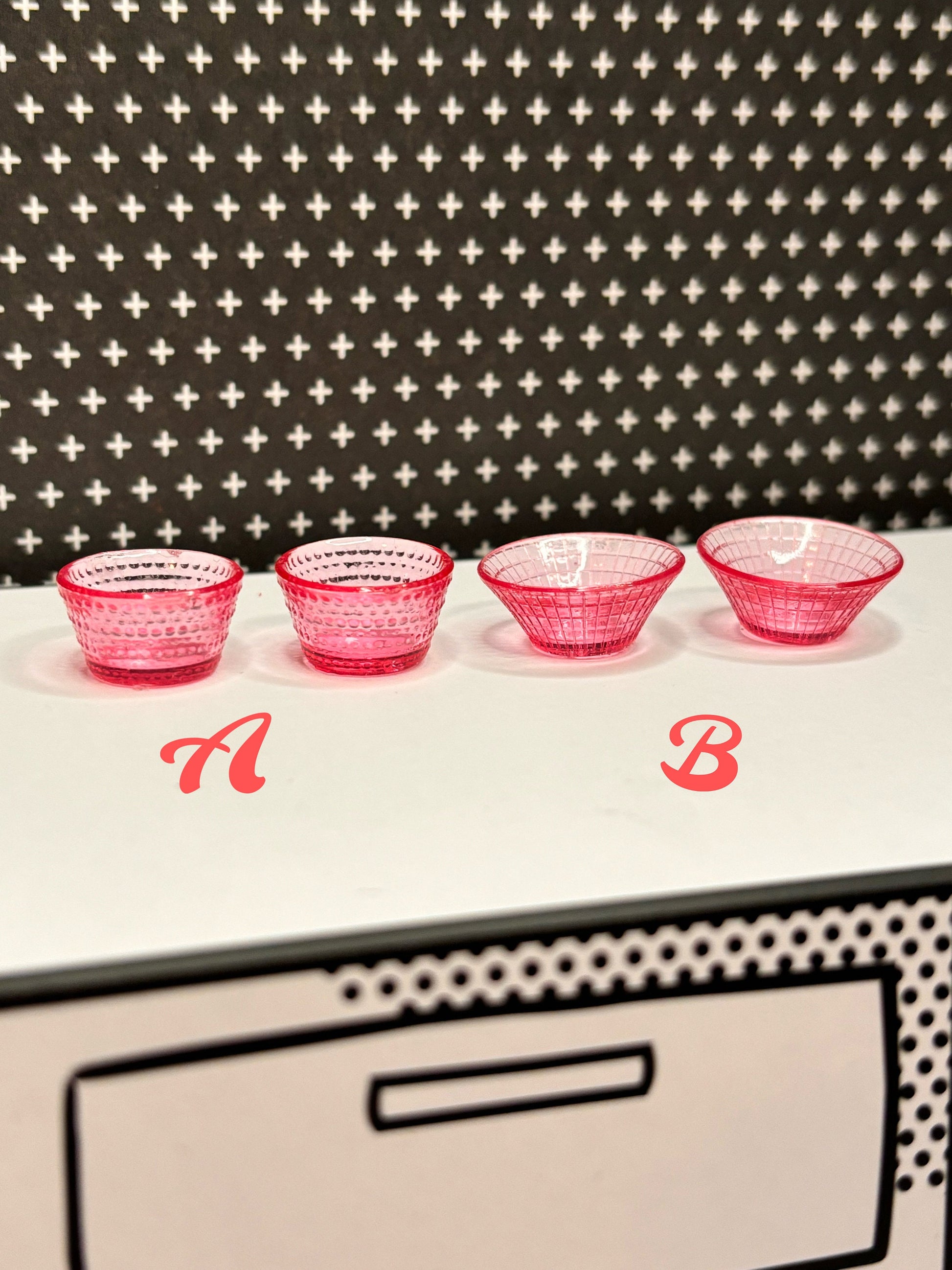 Custom 1:6 Dishes | custom dollhouse dish set for Barbie