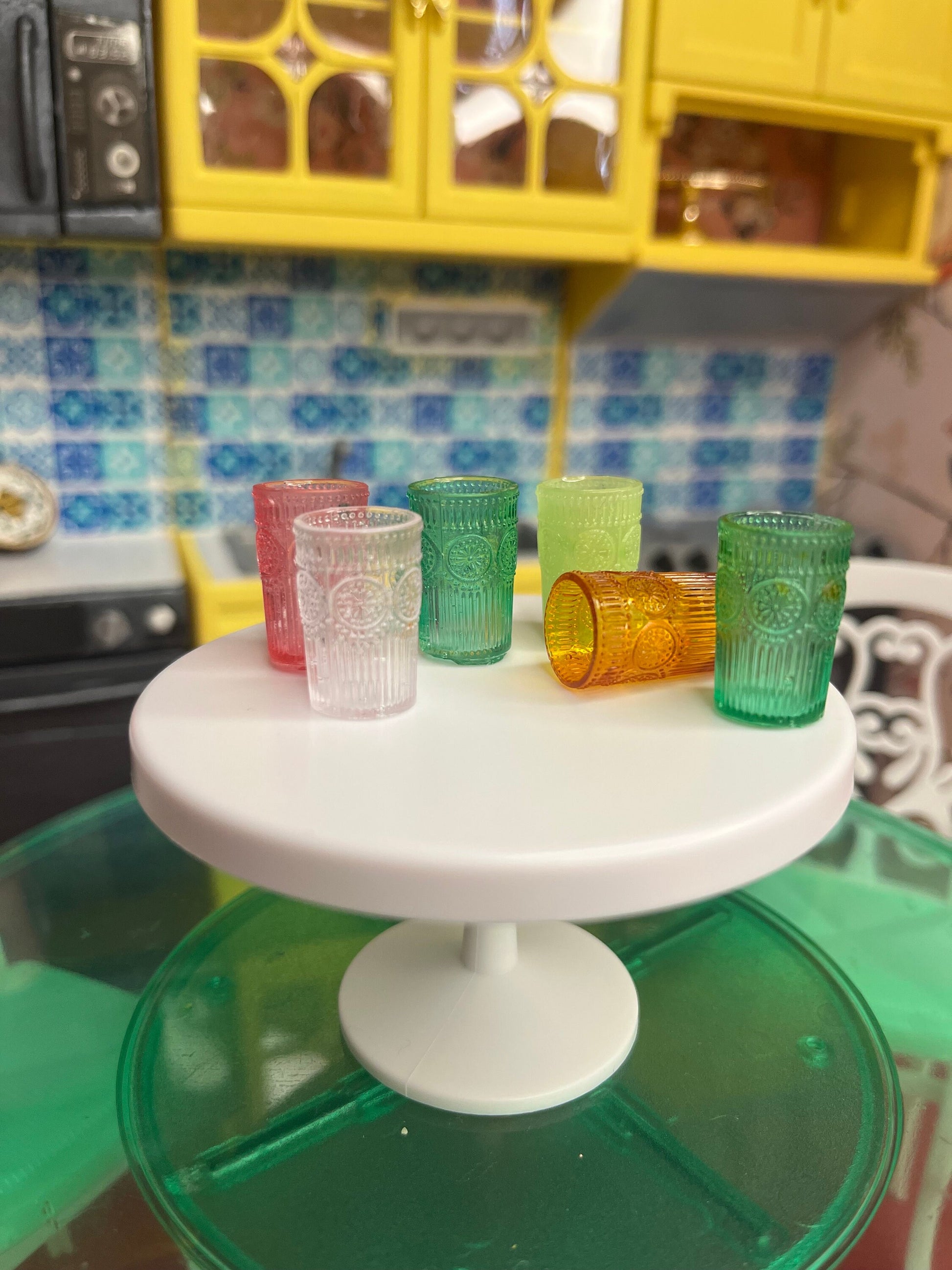 Custom 1:6 Dishes Set | custom dollhouse dishes for Barbie