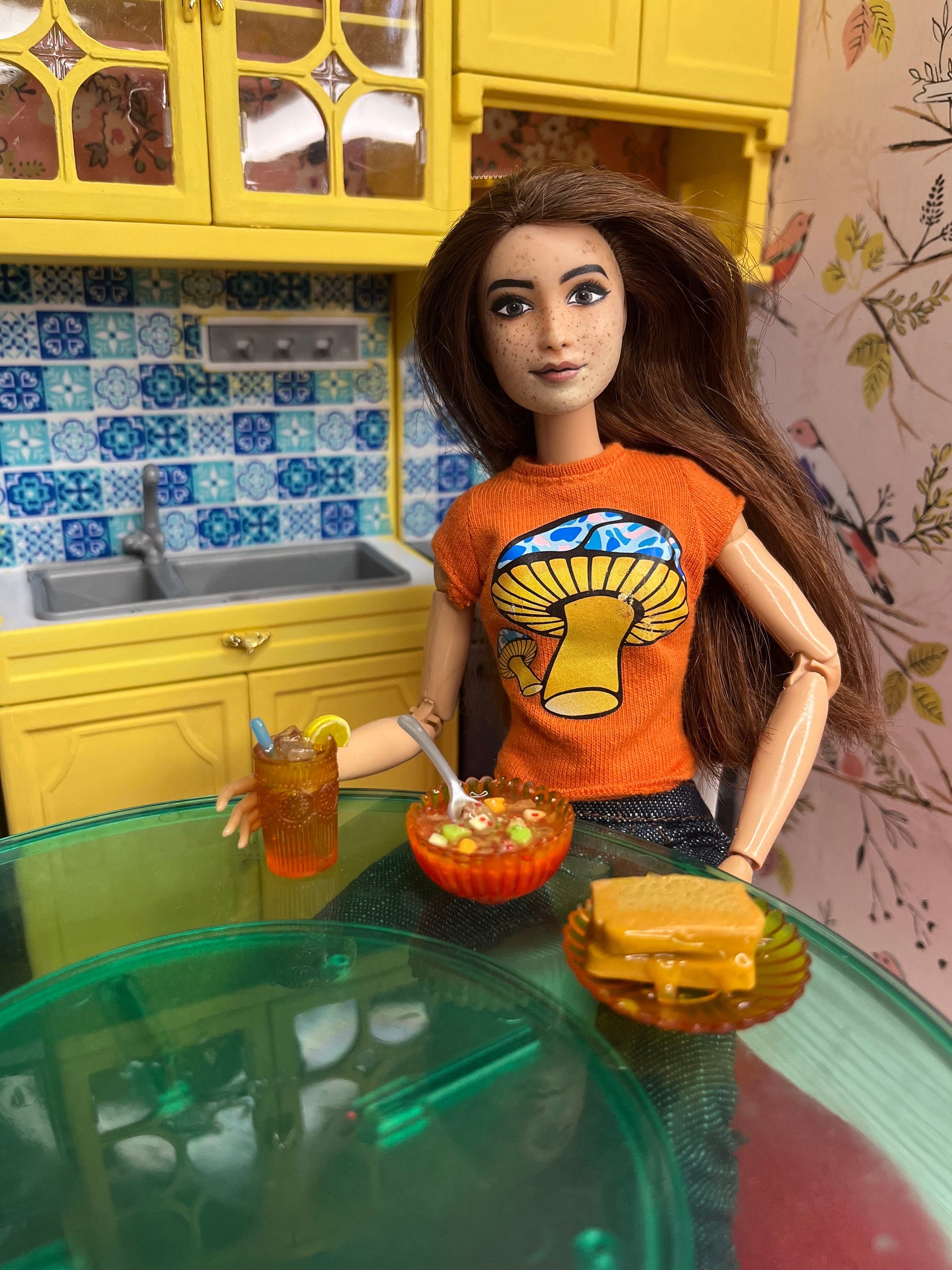 Custom 1:6 Dishes | custom dollhouse dishes for Barbie