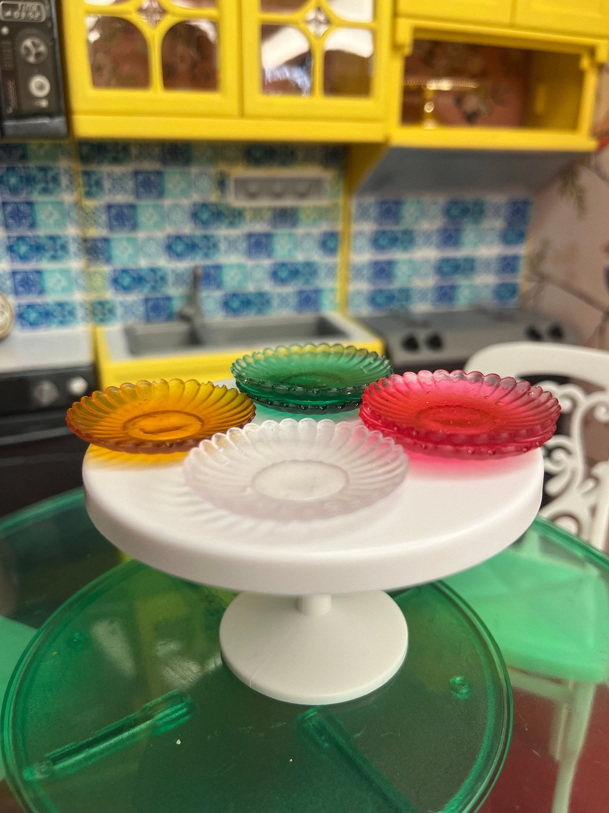 Custom 1:6 Dishes Set | custom dollhouse dishes for Barbie