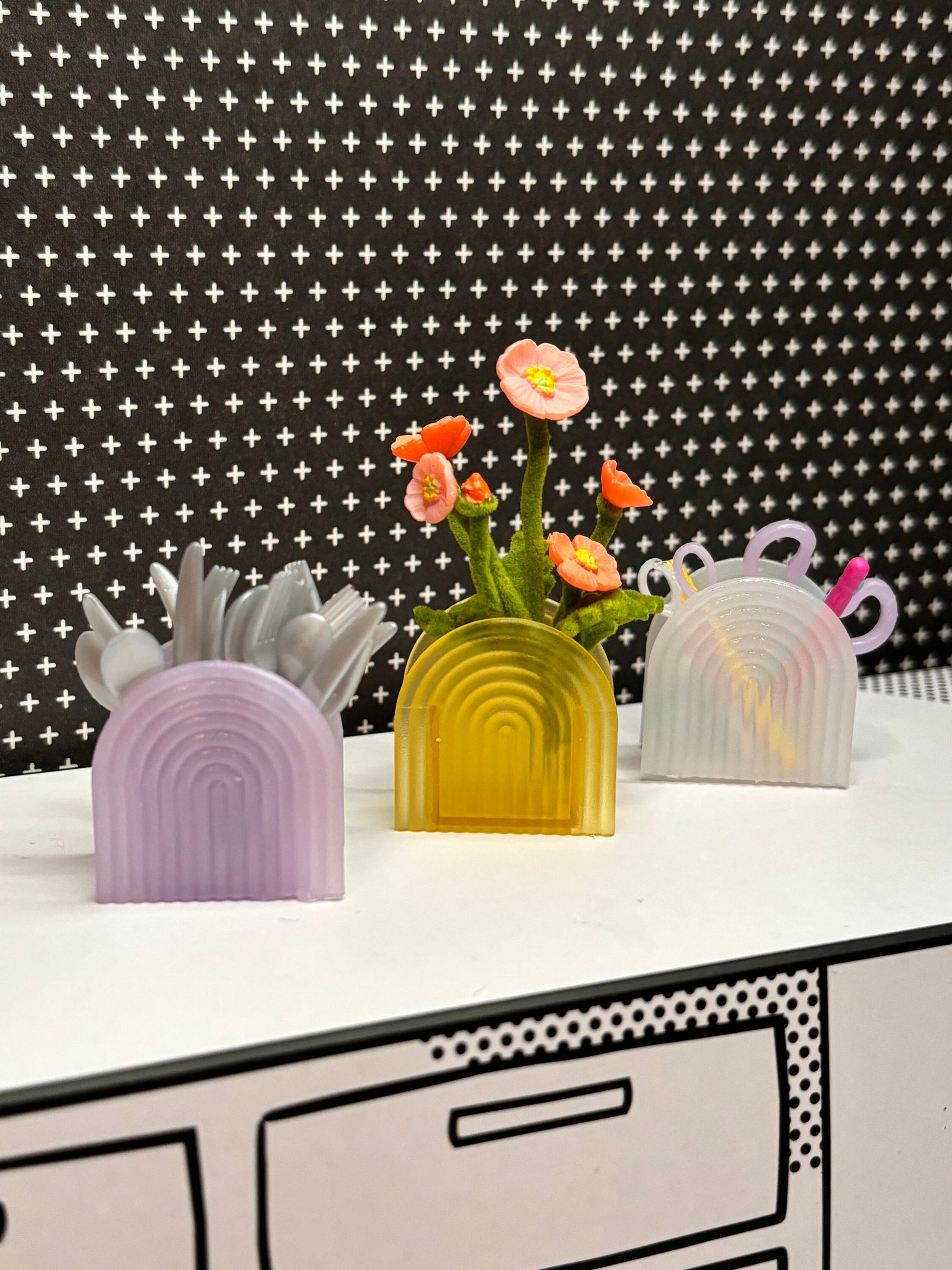 Custom 1:6 Vase | custom dollhouse dishes for Barbie